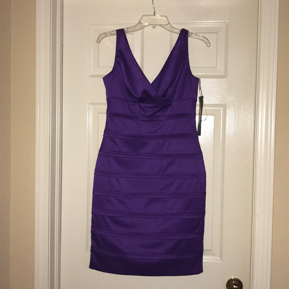 Purple American Living social dress - Size 2
